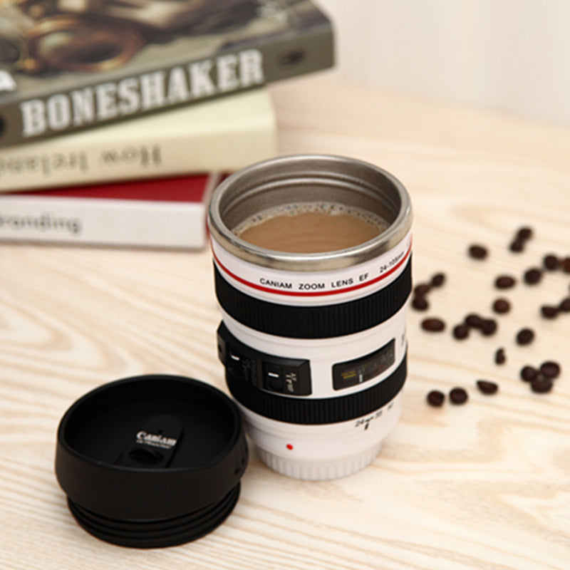 Lisslune | Camera Lens Inspired Insulated Cup Coffee Mug