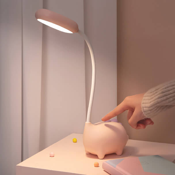 Lisslune | Rechargeable LED Desk Lamp with Cartoon Dinosaur Eye Care