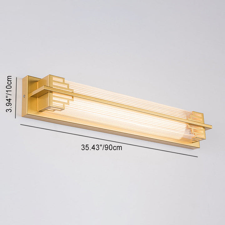 Lisslune | LumaRay Waterproof LED Wall Light | Stainless Steel Glass | Rectangular | Outdoor Lighting Terrace