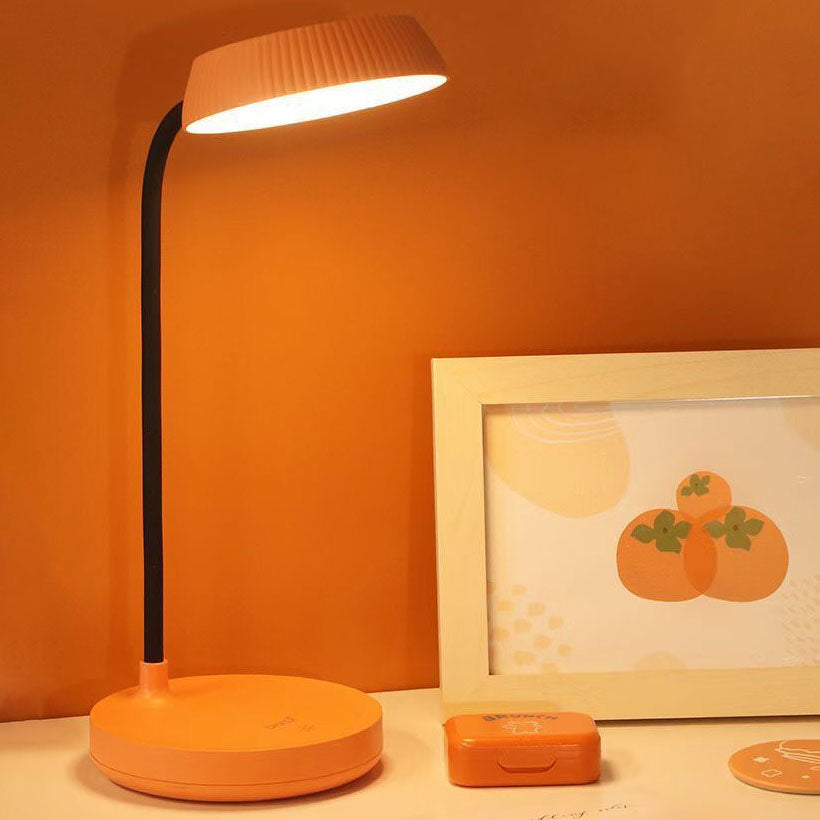 Lisslune | Nordic Minimalist Round Plate LED Touch Eye Protection USB Desk Lamp