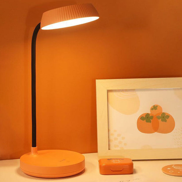 Lisslune | Nordic Minimalist Round Plate LED Touch Eye Protection USB Desk Lamp