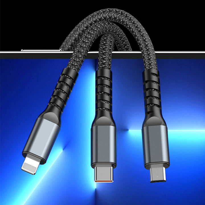 Lisslune | Super Fast Charging 3-in-1 Data Cable