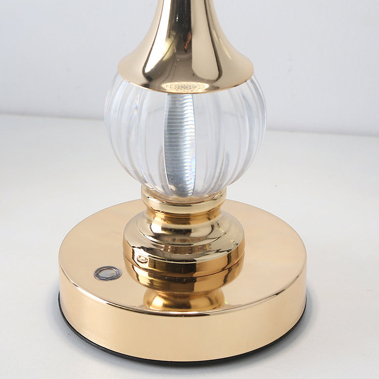 Lisslune | Modern Creative Pineapple Metal Acrylic USB LED Table Lamp for Bedroom