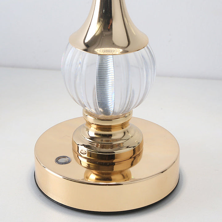 Lisslune | Modern Creative Pineapple Metal Acrylic USB LED Table Lamp for Bedroom