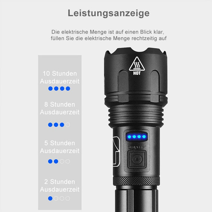 Lisslune | Waterproof military laser flashlight