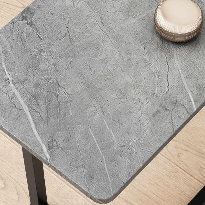 Lisslune | ModernoCurve C-Side Table | MDF Tabletop | Modern Design | Space-saving | Perfect for Living Room & Bedroom