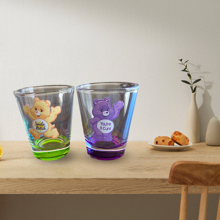 Lisslune | Swear Bears Shot Glasses, 6 Pieces