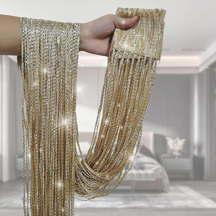 Lisslune | Glitter fringes for door, wall, window, room divider