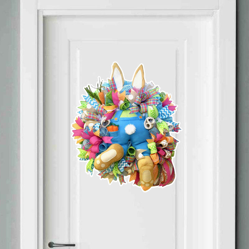 Lisslune | Easter Bunny Wreath Sticker