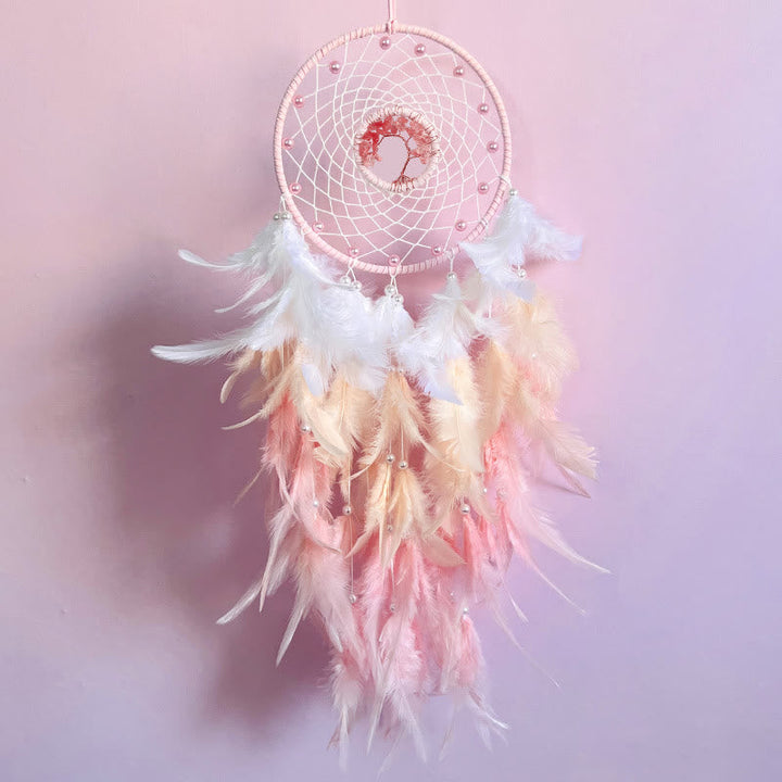 Lisslune | Frendorf Crystal Tree of Life Feather Glow Dreamcatcher