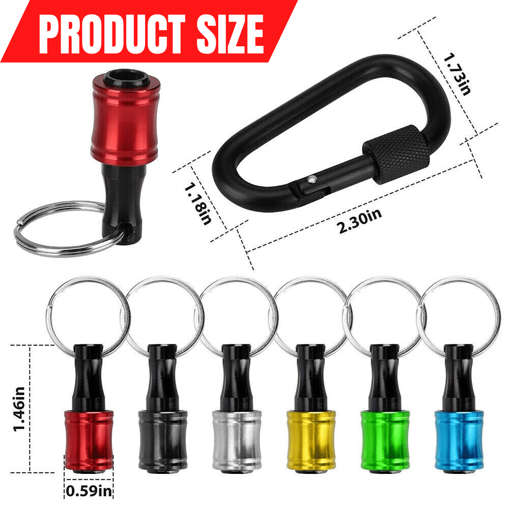 Lisslune | 1/4" Hexagonal screwdriver head bracket hiking buckle