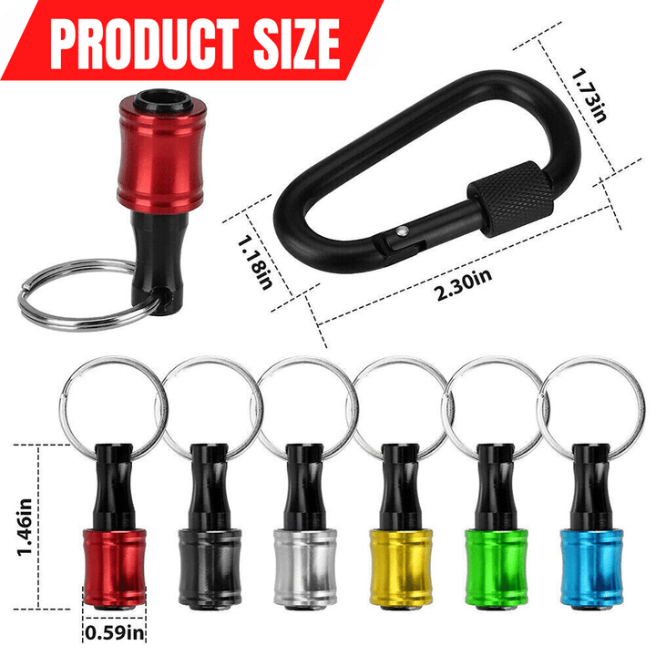 Lisslune | 1/4" Hexagonal screwdriver head bracket hiking buckle