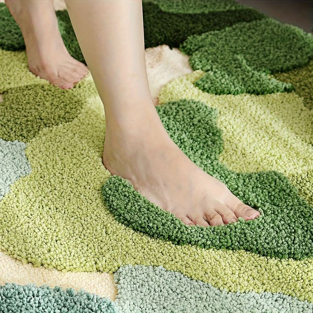Lisslune | FlorSoft - Extra absorbent bath mat with floral pattern