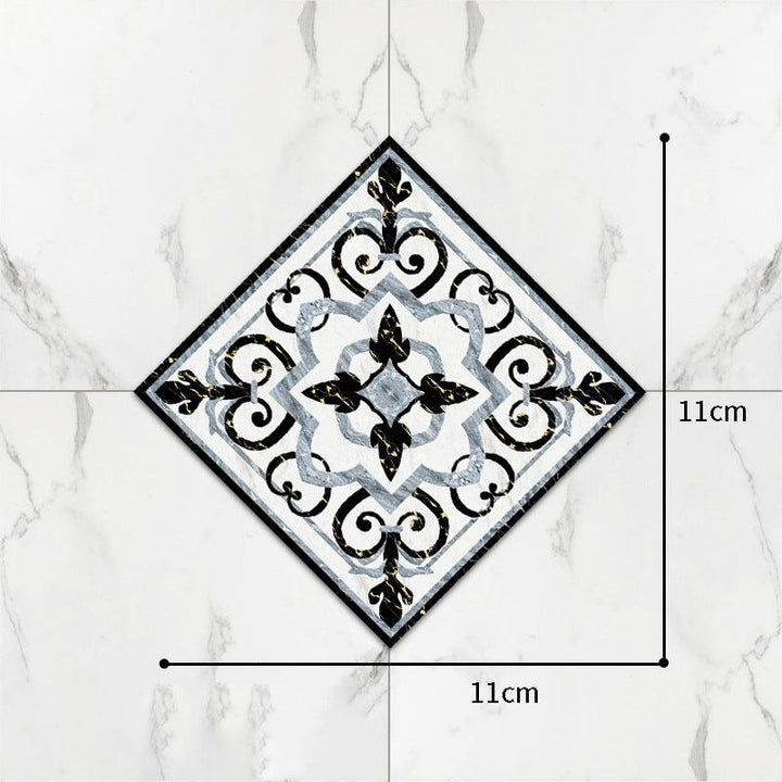 Lisslune | Chic Diagonal Design PVC Tile Decal Collection - Elevate Your Home Decor!