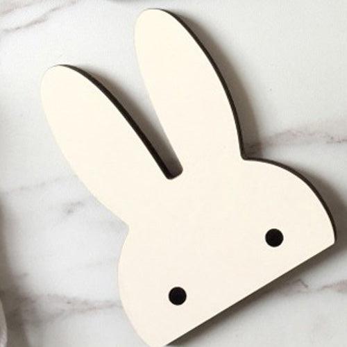 Lisslune | Charming Nordic wall hooks for children - Sweet rabbit, cactus, bow and ice cream designs