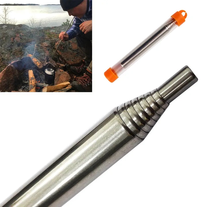 Lisslune | Survival Blowgun for Campfire & Outdoor Cooking
