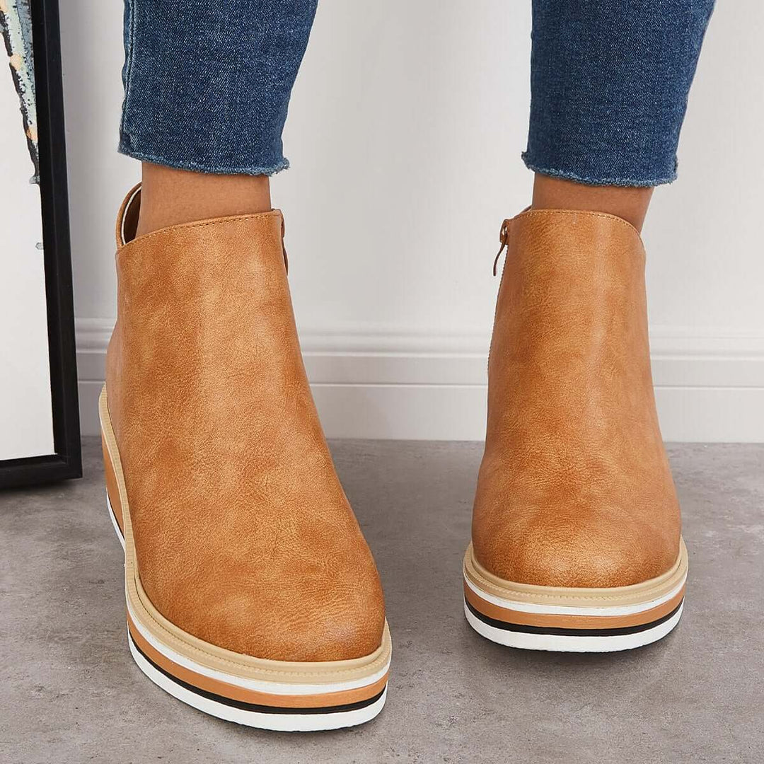 Lisslune | Orthopedic ankle boots for women