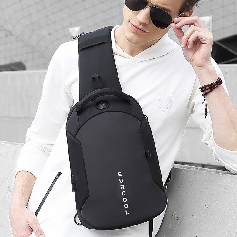 Lisslune | Multifunctional Lightweight Packable Sling Bag, with Multi-layer Compartments, Large Capacity, Waterproof Fabric & Large Opening, for Trip, Commute, Hiking & More