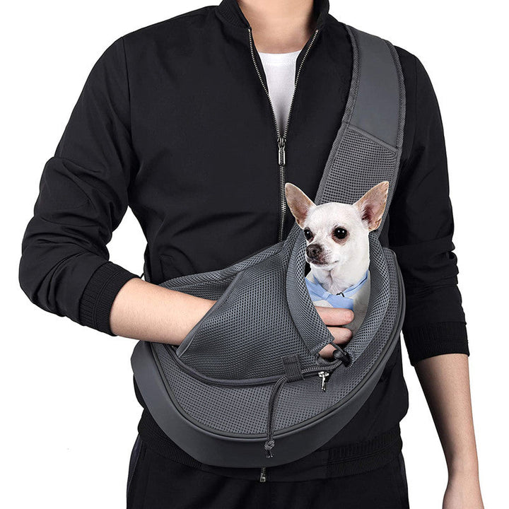Lisslune | Pet Dog Carrier Sling Bag with Adjustable Strap & Phone Pocket, for Dogs & Cats