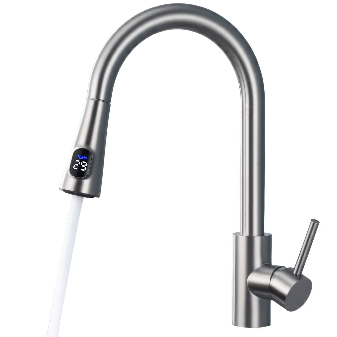 Lisslune | Kitchen faucet with 2 spray types, 360° swivel kitchen tap
