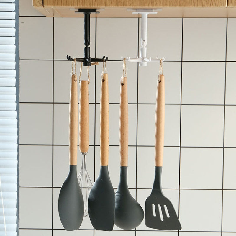 Lisslune | Punch Free Kitchen Dish Hook Organizer