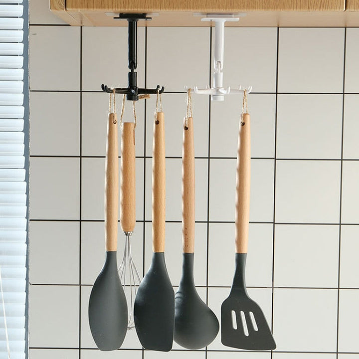 Lisslune | Punch Free Kitchen Dish Hook Organizer