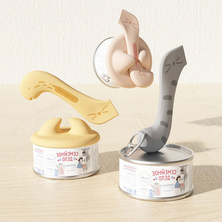 Lisslune | Pet food can lid & scoop set