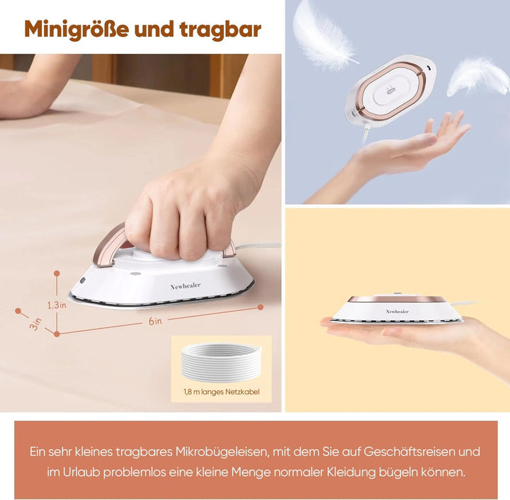 Lisslune | 2024 Travel Iron with Dual Voltage