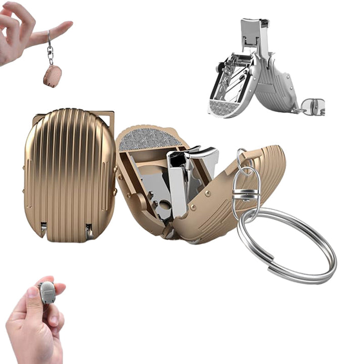 Lisslune | Portable Mini Foldable Nail Clipper Keychain