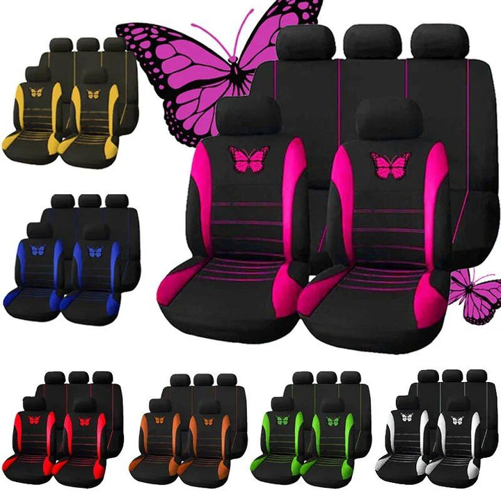 Lisslune | Universal butterfly car seat cushions in 9 vibrant colors