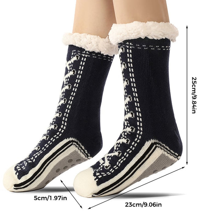 Lisslune | Ultra-thick Cashmere Slippers Socks S