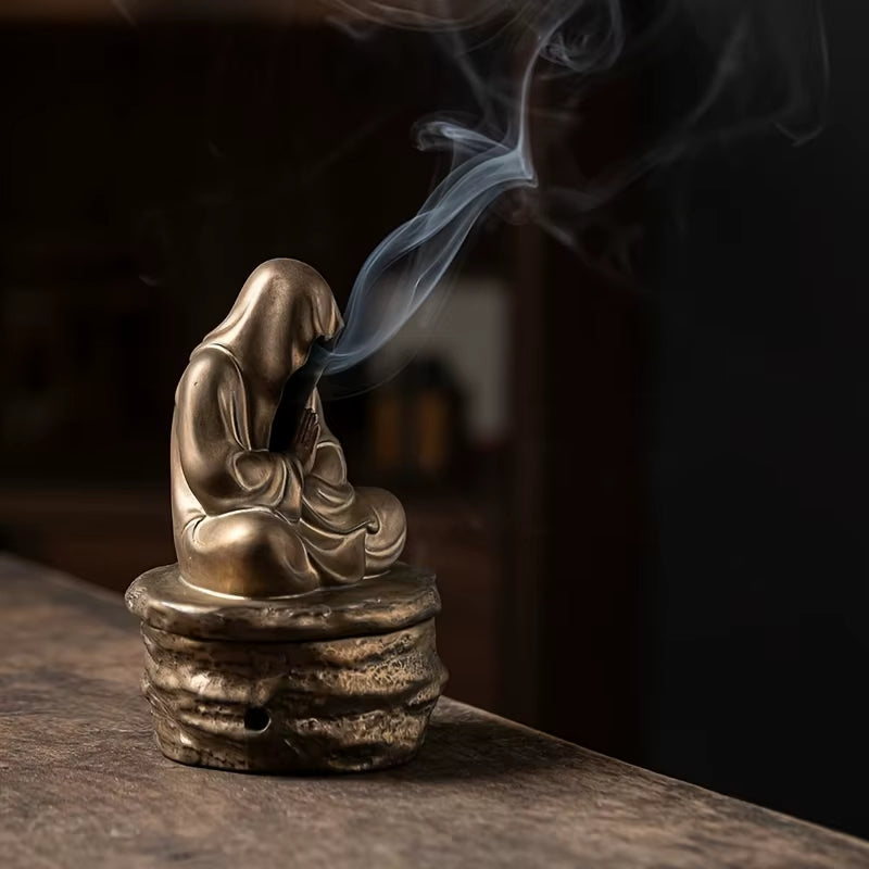 Lisslune | Silent Monk Backflow Ceramic Incense Burner