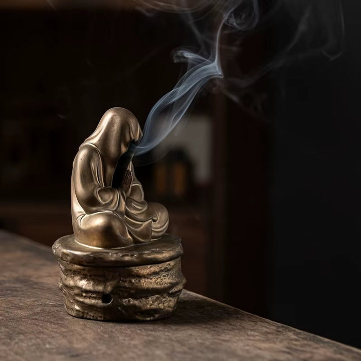 Lisslune | Silent Monk Backflow Ceramic Incense Burner