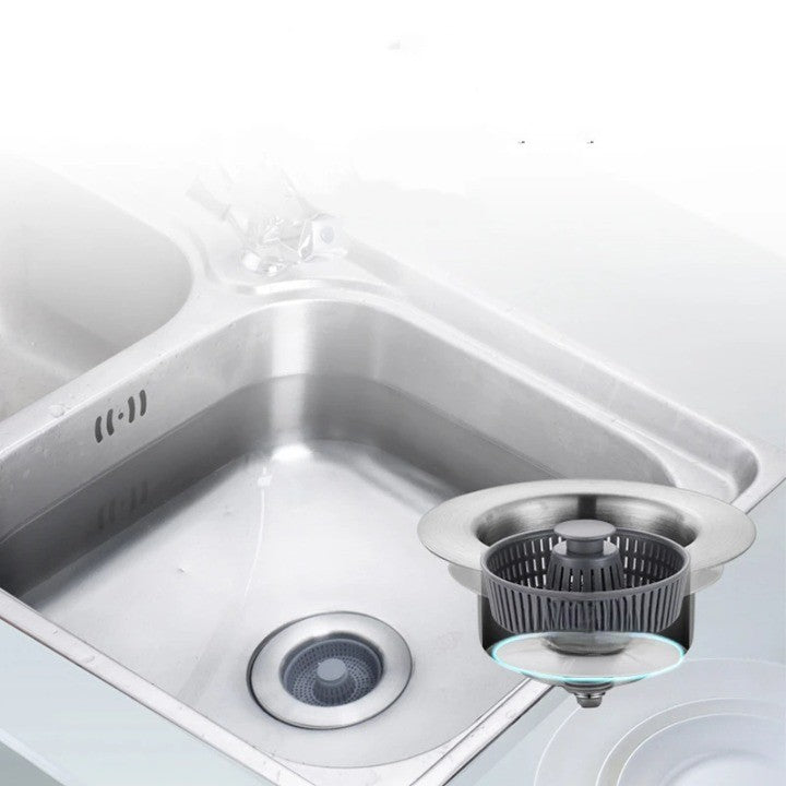 Lisslune | Clean Sink Stainless Steel Odor-Control Strainer
