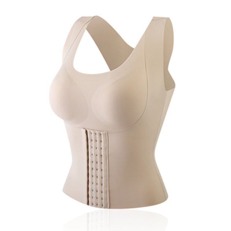 Lisslune | 3-in-1 Waist Buttoned Bra Shapewear