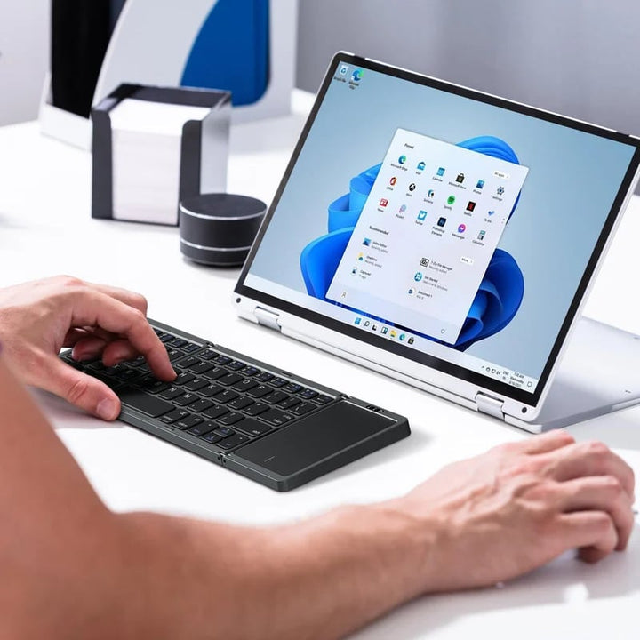 Lisslune | Foldable Bluetooth Keyboard with Touchpad