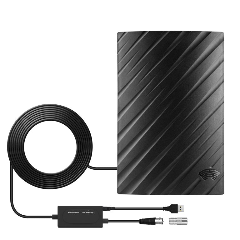 Lisslune | HDTV 4K Digital antenna for indoor use | Large range 600 miles