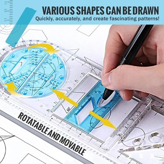 Lisslune | Multifunctional Geometric Rulers