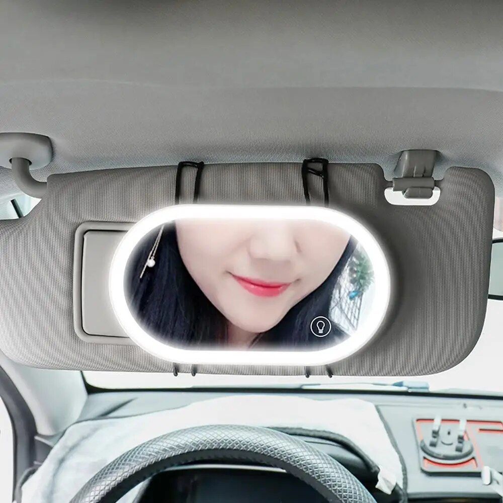 Lisslune | LED Touch Screen Car Makeup Mirror