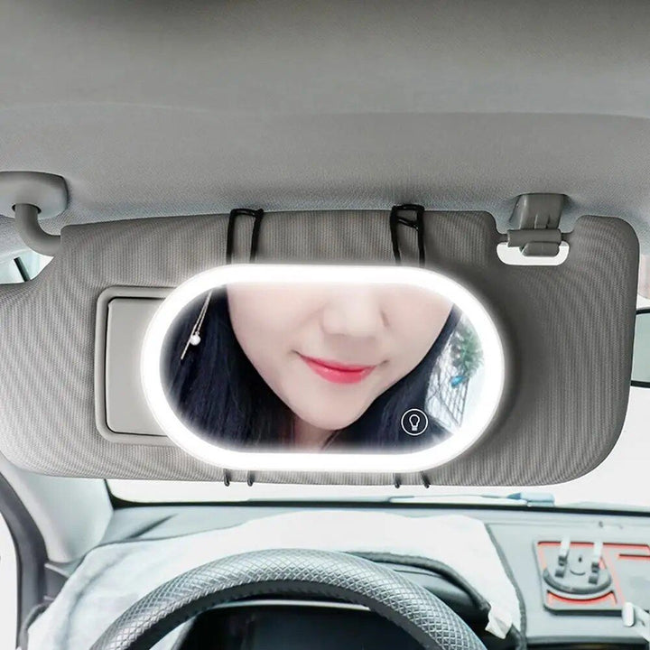 Lisslune | LED Touch Screen Car Makeup Mirror