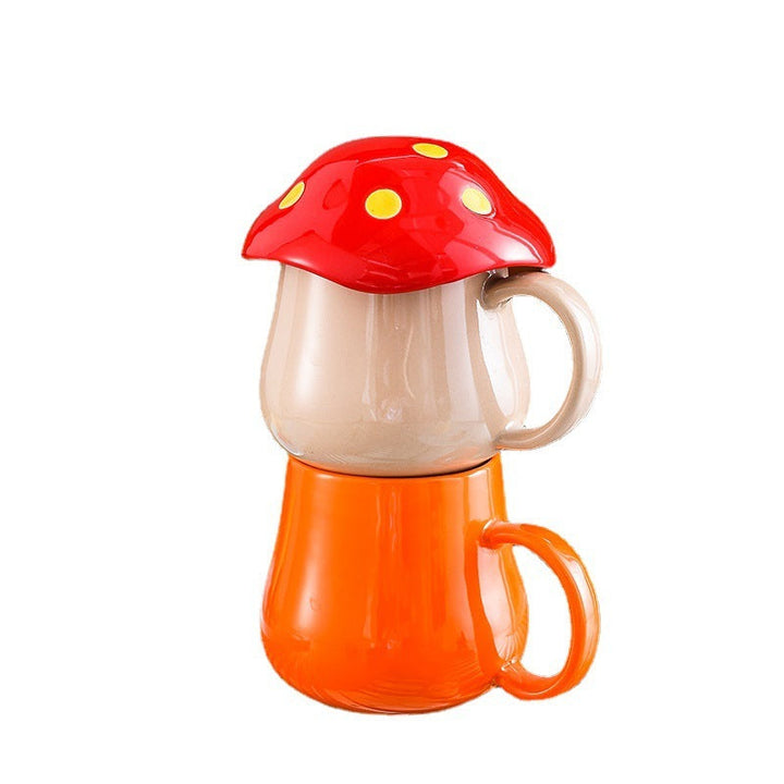 Lisslune | Creative Mushroom Ceramic Mug Student Lover Mug