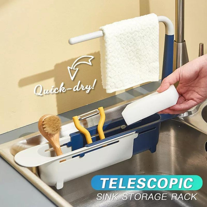 Lisslune | Telescopic Sink Storage Rack