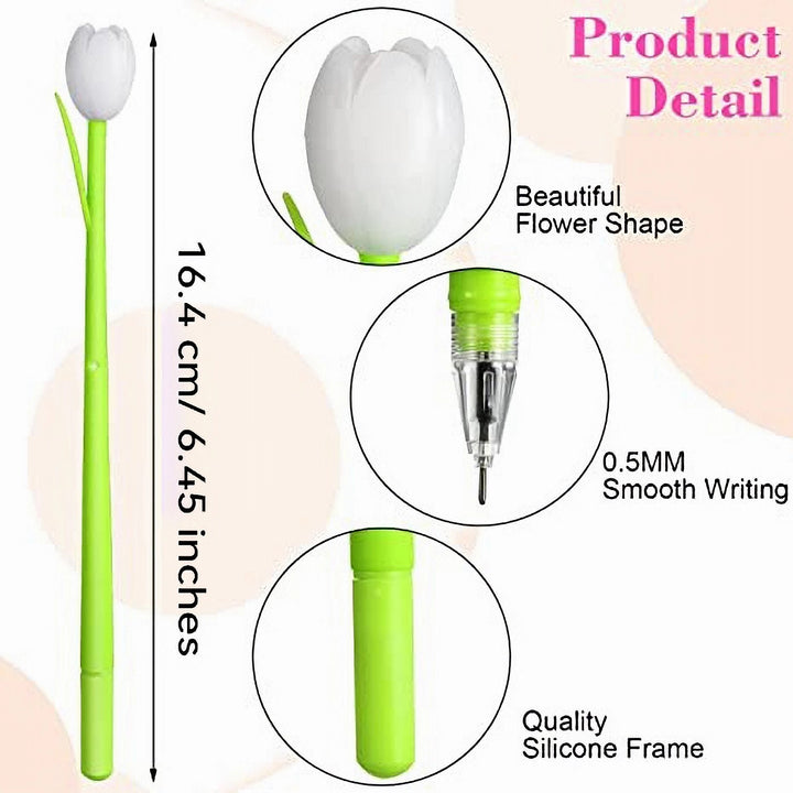 Lisslune |  Color-changing tulip ballpoint pens(set of 6)