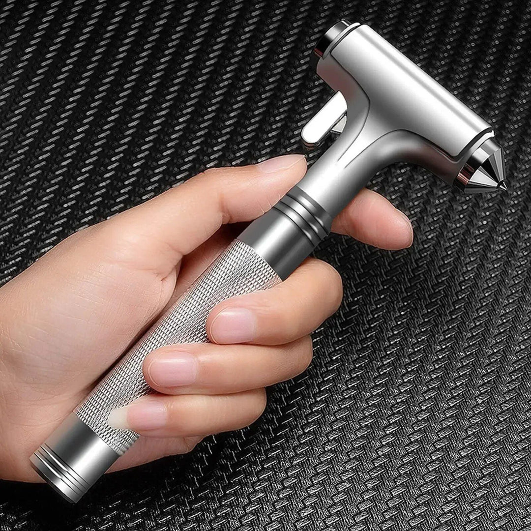 Lisslune | Emergency exit tool for car: 3-in-1 safety hammer, seatbelt cutter and window breaker - alloy material