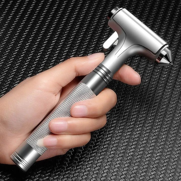 Lisslune | Emergency exit tool for car: 3-in-1 safety hammer, seatbelt cutter and window breaker - alloy material
