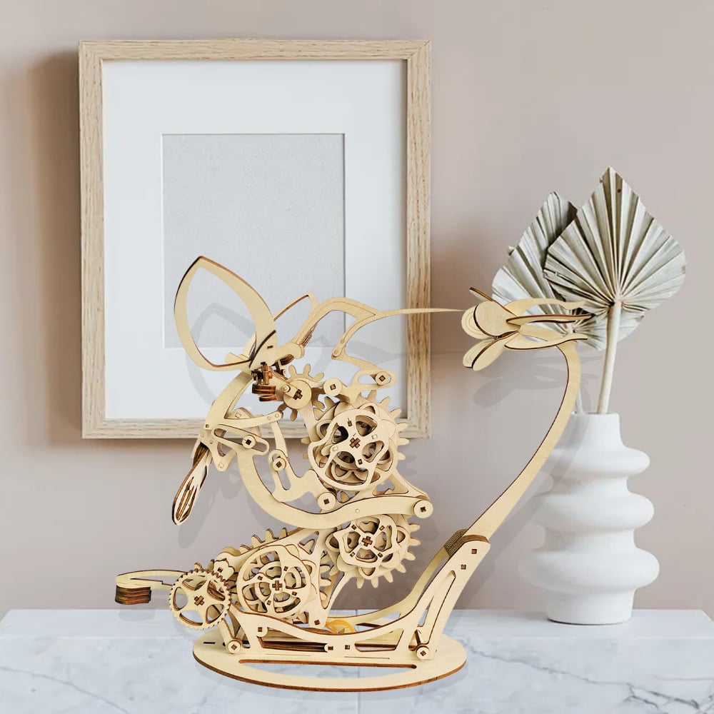 Lisslune | 3d Wooden Mechanical Hummingbird