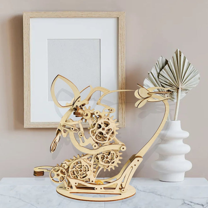 Lisslune | 3d Wooden Mechanical Hummingbird