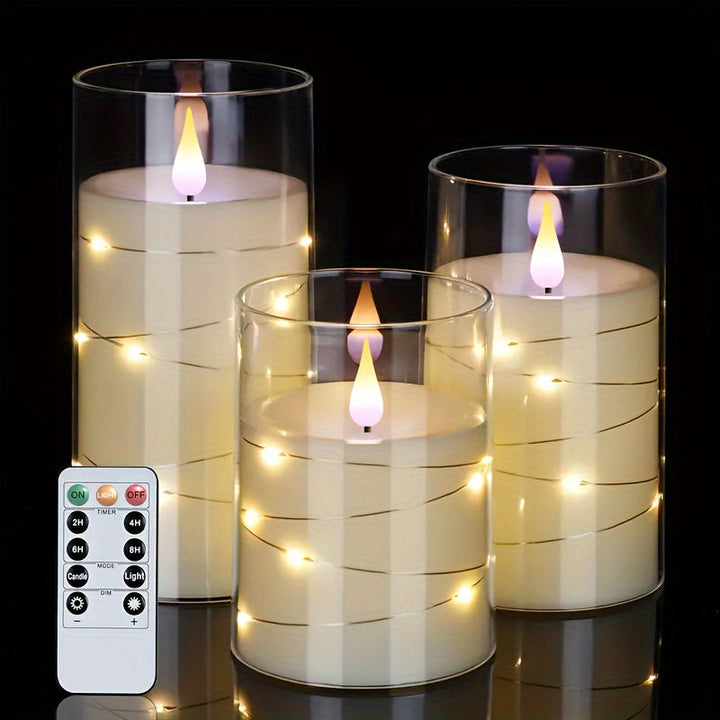 Lisslune | SoftFlame - LED Candle Set with Remote Control