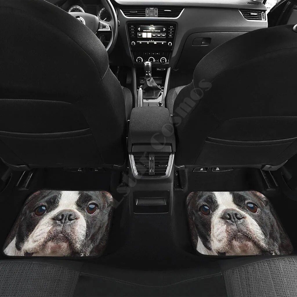 Lisslune | Funny Boston Terrier 3D Car Mat