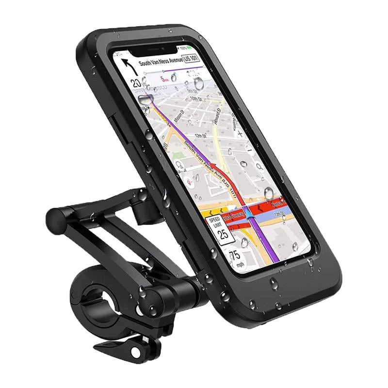 Lisslune | RideCharge Pro – Waterproof Phone Holder with USB and 15W Wireless Charging for Bicycle and E-Bike